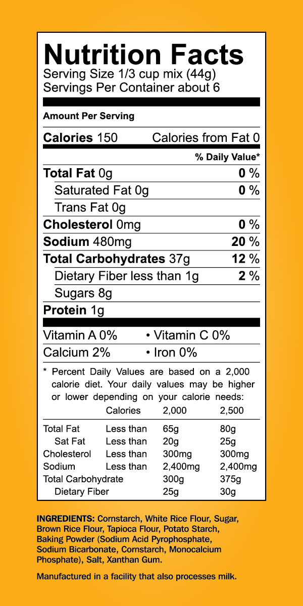 nutrition facts