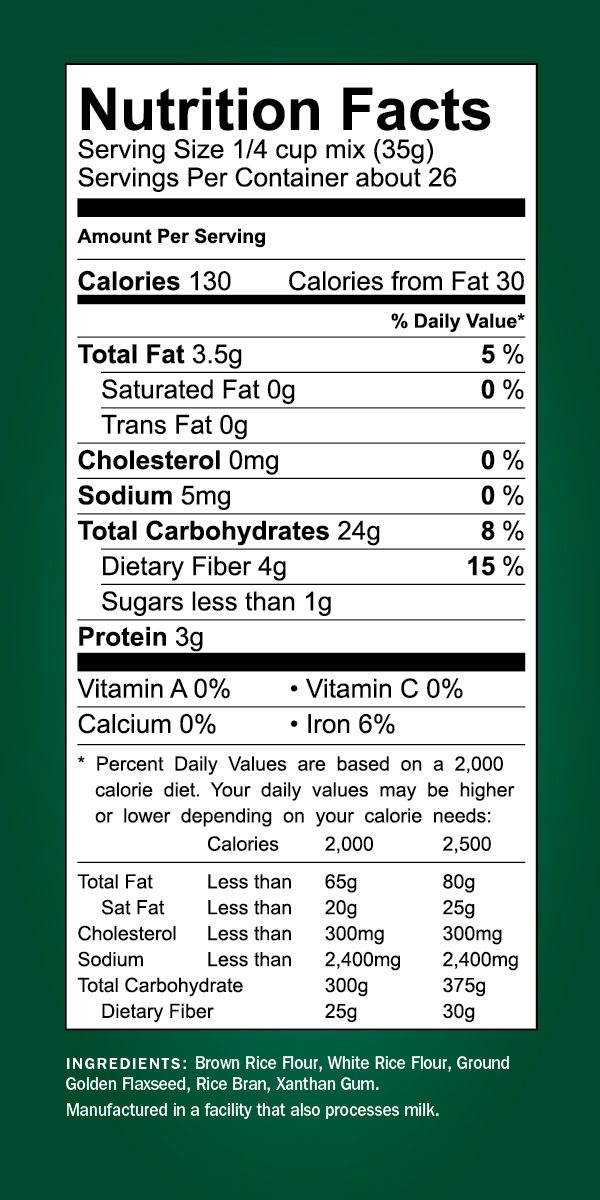 nutrition facts