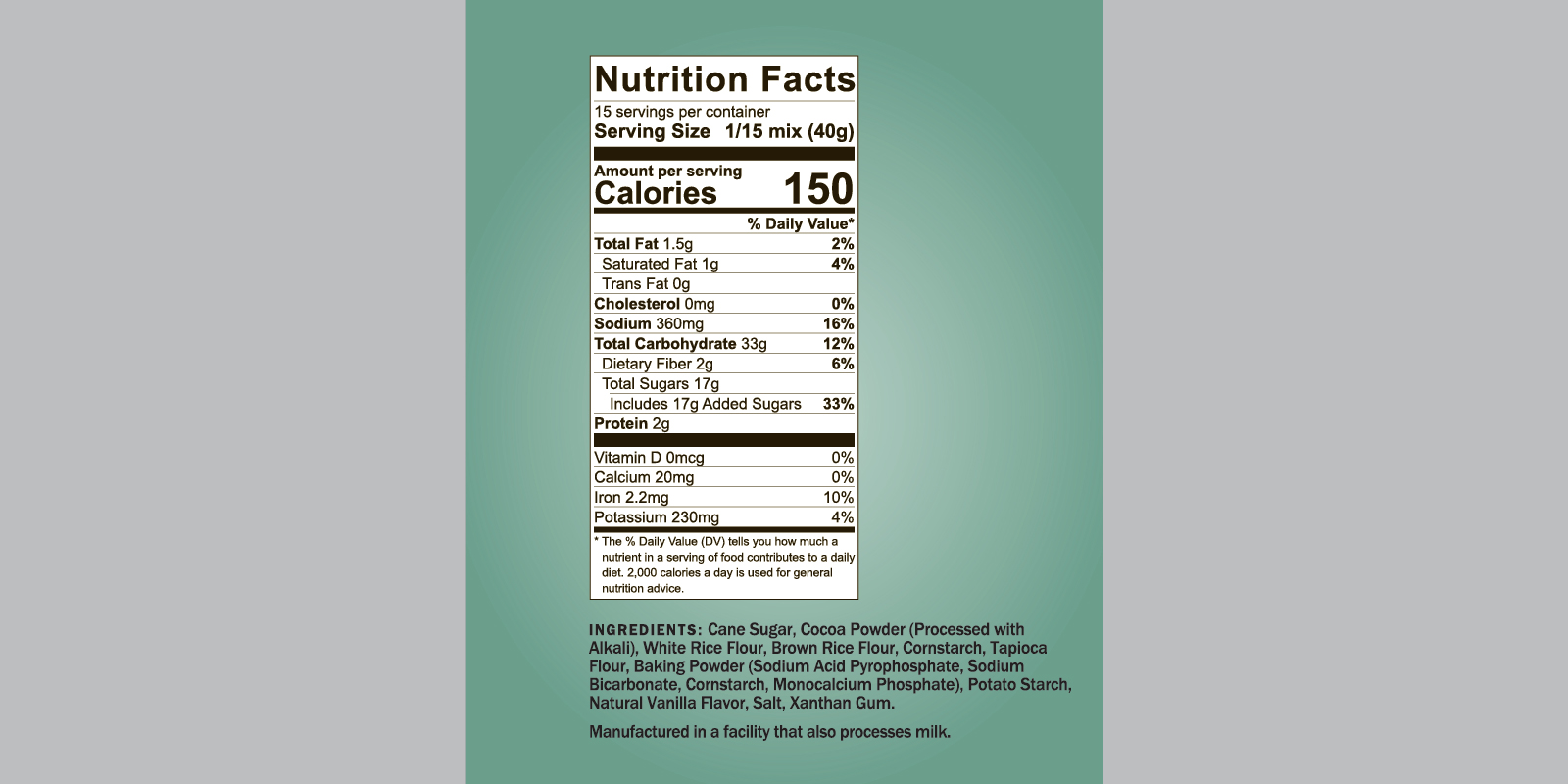 nutrition facts