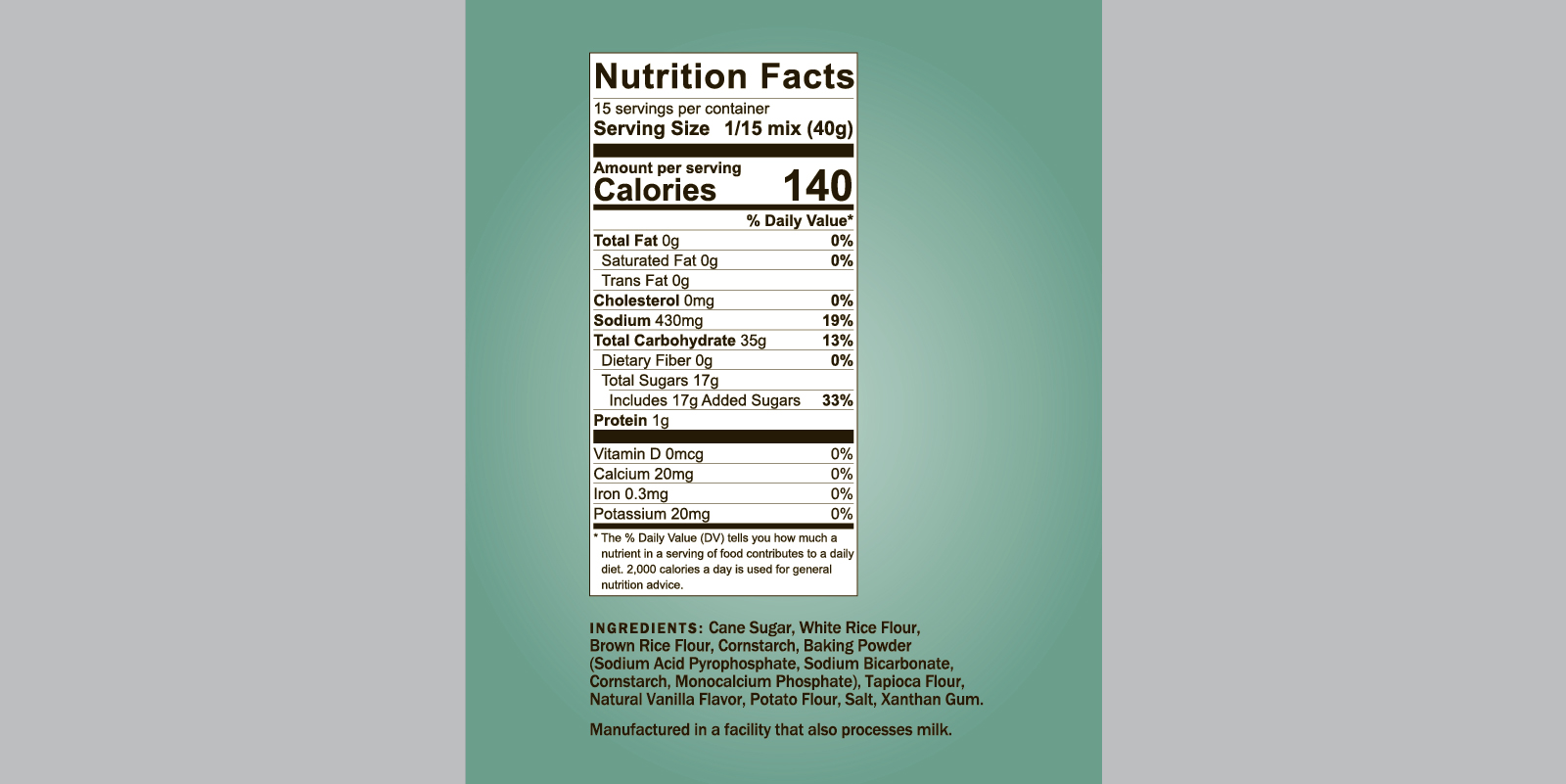 nutrition facts